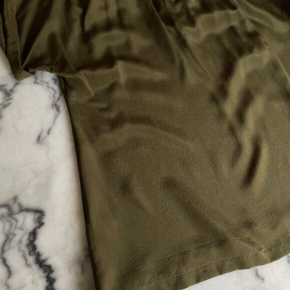 Myne Short Sleeve Silk Top with Mesh Details - Picture 13 of 13